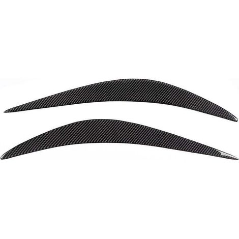 Scheinwerferabdeckungssatz aus Kohlefaser – Kompatibel mit Infiniti Q50 (2014–2019), Komplettes Paar