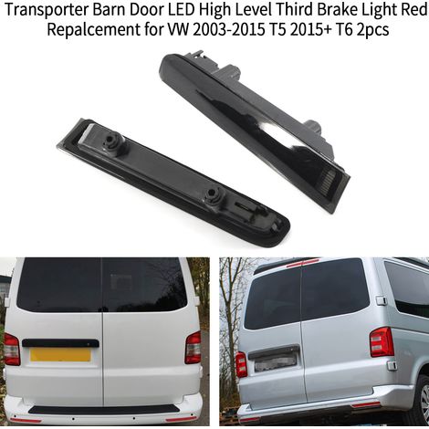Luce freno di terza posizione a LED rossa di alta qualità per portellone posteriore, ricambio per VW T5 2003-2015 + 2 pezzi (1/5)