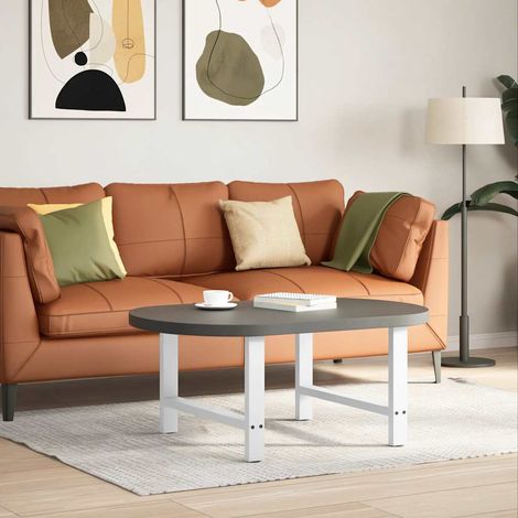 Maison Exclusive - Gambe per Tavolino da Caffè Bianche 2 pz 70x(42-43) cm Acciaio