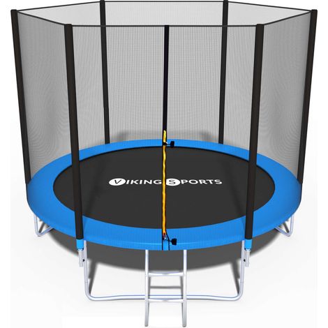 Trampolín 305 cm – Cama elástica - hasta 120 kg - Azul (1/5)
