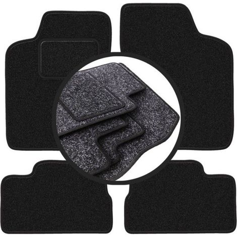 Tapis De Voiture - Polypropylène - Pour Opel Ascona C Liftback Berline 1981-1988 - Anthracite - Lot De 4 (1/5)