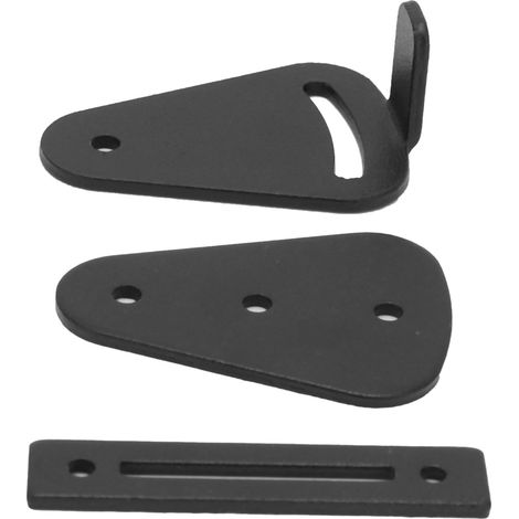 Quincaillerie de loquet de porte coulissante de grange en acier au carbone ou pour rail de suspension (1/5)
