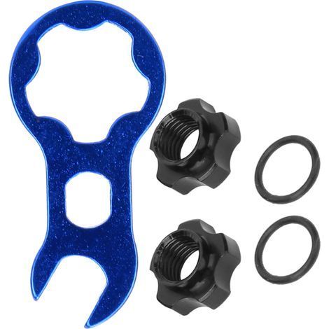 Adaptateur de conversion pour fourche avant de vélo en aluminium 39.8mm / 1.6 pouces, entretoise de jeu de direction inférieur (1/5)