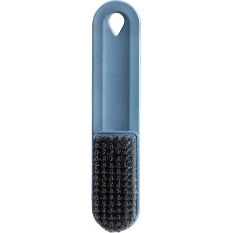 Brosse à chaussures plastique manche long poils doux nettoyage efficace sans abîmer tissus idéal pour entretien quotidien maison (1/5)