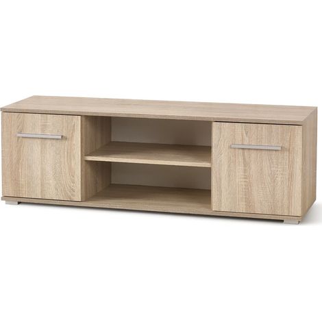 Meuble TV scandinave en MDF couleur bois Isaure (1/2)