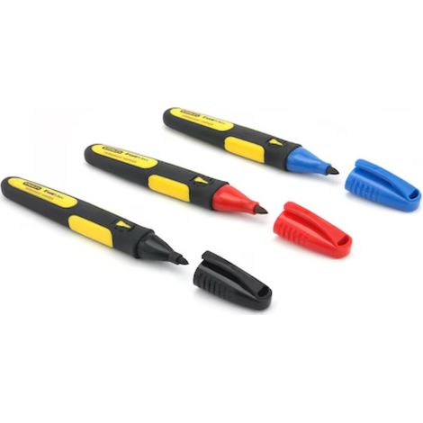 Lot de De 3 marqueurs Pointe fine STANLEY