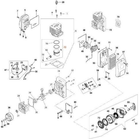 KIT DE PISTÓN D.47.5 ORIGINAL EMAK 56520276R