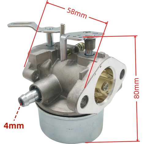 Carburateur 640349 compatible avec les moteurs 8 CV, 9 CV, 10 CV, HMSK80, HMSK85, HMSK90 et 303-020 (1/4)