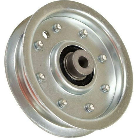 Lot 2 poulies zinguées blanc – Adaptées MTD 956-0627 756-0627 756-0365 – Pièce tondeuse (1/3)