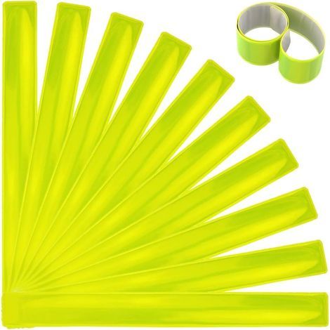 BUNTHAUS Reflektierendes Armband zum Radfahren, elastische Sicherheit, reflektierende Schlagarmbänder zum Laufen