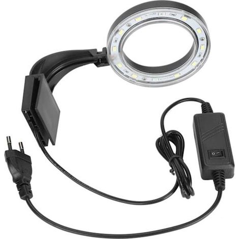 Wasserdichte LED-Klemmleuchte für Aquarien, 110 V/240 V – Aquarienzubehör