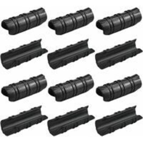 50 Pcs Serre Clips 25mm Clips Serre de Jardin Résistance aux Températures Elevées Fixation Bache Serre Durable Facile a Utiliser pour Fixation Serre Bannière Tuyau Jardin Films - Noir
