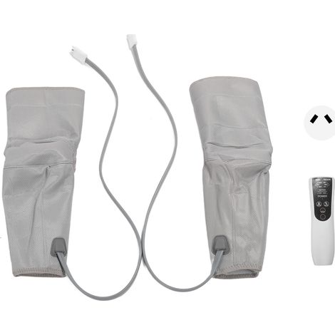Appareil de massage des jambes avec compression et chaleur, 3 intensités et 2 températures, machine de relaxation musculaire pour jambes, 100-240V avec prise AU (1/5)