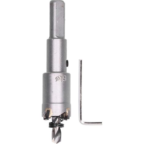Comment scie foret ouvreur carbure TCT Cutter forage outil de coupe pour métal bois 19mm