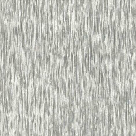 Muriva Kate Plain Linear Textured Grey Silver Wallpaper - 114909