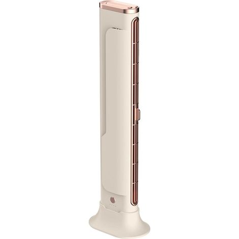 Cooling Fan Bedroom USB , Device Air Conditioner Desk, USB Rechargeable Bladeless Small Tower Device Air Conditioner F-Beige (1/5)