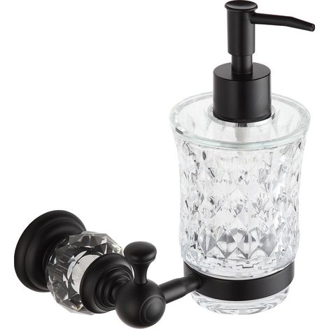 Mexen Estela dispenser di sapone, nero - 7011540-70 (1/2)