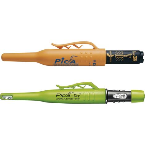 vasalat Pica Dry - Pennarello profondo con mina di grafite & Pica 150, colore nero (1/5)