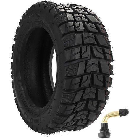 Pneu tubeless 11 pouces 100/65-6.5 pour trottinette électrique Dualtron DT Widen, pneu tout-terrain avec valve. (1/5)