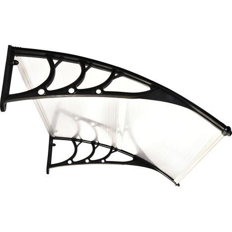 Panneau de protection solaire 75x120 cm en polycarbonate résistant aux UV et à l'eau, idéal pour fenêtre ou porte extérieure. (1/5)