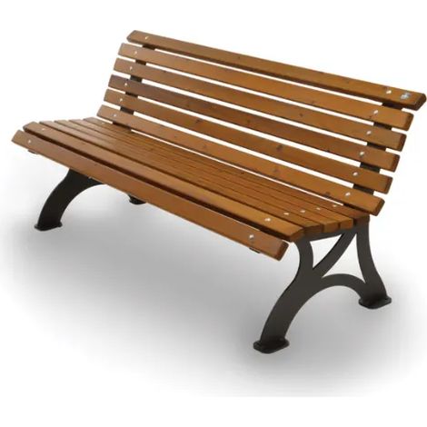 Panca Resort 561MI legno pino metallo schienale 165x65x75h Giochipark
