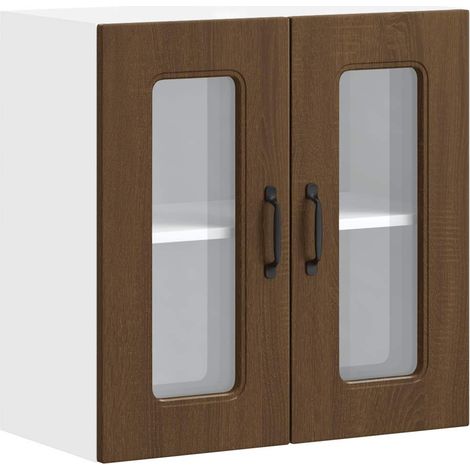 Maison Exclusive - Armario pared cocina puerta de cristal Kalmar