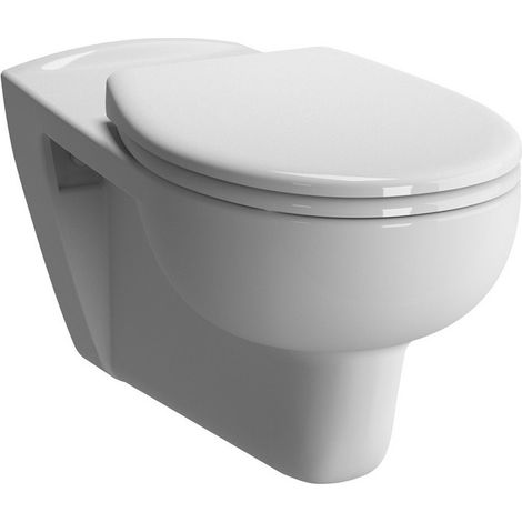 WC sospeso CONFORMA sciacquo piatto, con brida chiusa, bianco VITRA