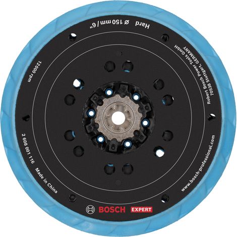 Bosch sanding EXPERT Multihole Sanding Pad Hard 150 mm GEX 18V-150-3 2608001116 (1/4)