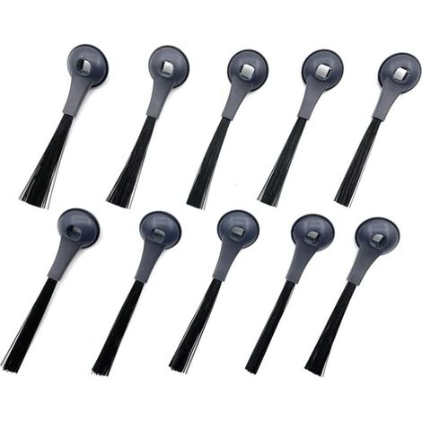 Lot de 10 brosses latérales de rechange compatibles avec les aspirateurs Shark ION Robot IQ R101AE (RV1001AE), IQ R101 (RV1001), RV1000 AV911S AV2501AE RV2502AE (1/3)