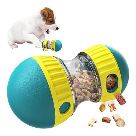 Interaktives Hundespielzeug, Leckerli-Spender, Intelligenzspiele für Hunde, Trockenfutterspender, Beschäftigungsspielzeug für Hunde, Hundefutterball, für alle Arten von Hunden (1/5)