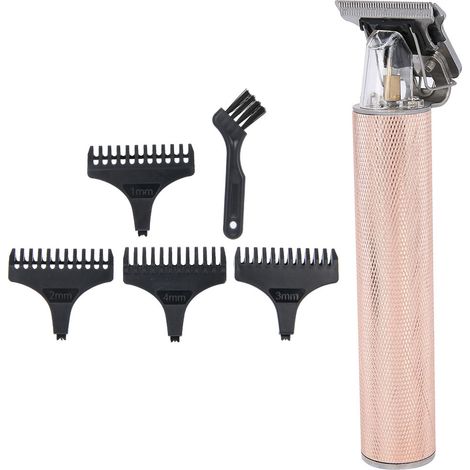 Tondeuse à cheveux électrique rechargeable avec tête de coupe en acier au carbone (1/5)