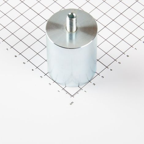 Magna-C Stabgreifer aus Neodym Ø40x50mm mit Gewindezapfen (1/3)