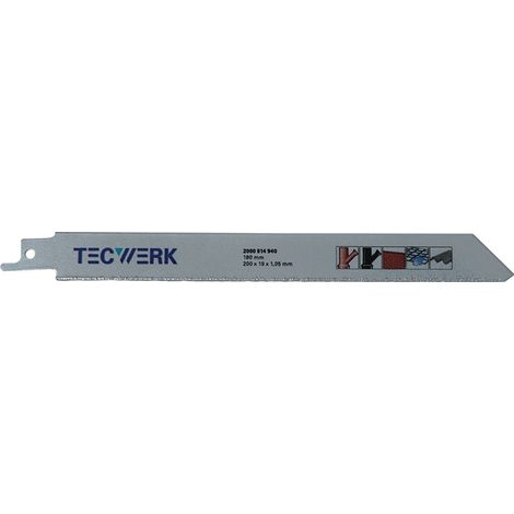 TECWERK Diamantsäbelsägeblatt Länge 200 mm Breite 19 mm 1 Stück / Karte (1/2)