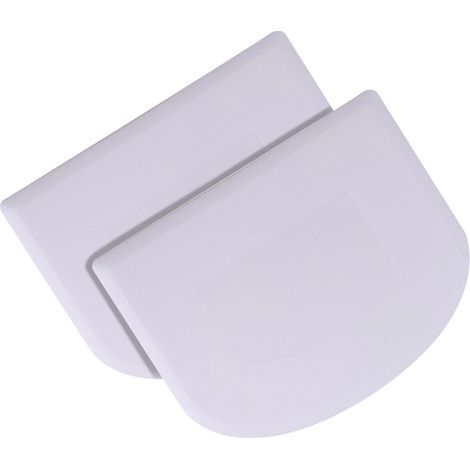 Spatule À Pâte - Spatule À Bol En Plastique PE Souple - Pour Pétrir, Racler Et Démouler - Blanc Ou Vert - 12 x 9,5 cm - 1 Pièce
