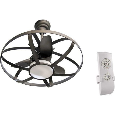Lampadario con ventilatore a led e telecomando cm 86 (1/2)