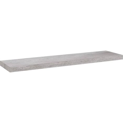 Étagère murale,Étagère flottante Gris béton 90x23,5x3,8 cm MDF CFW26670 (1/5)