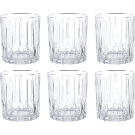 Set 6 Bicchieri da Tavola in Vetro Glass Lounge 35 cl Tognana