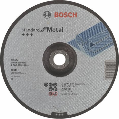 Bosch Accessories 2608603162 2608603162 Trennscheibe gekröpft 230 mm 1 St. Stahl