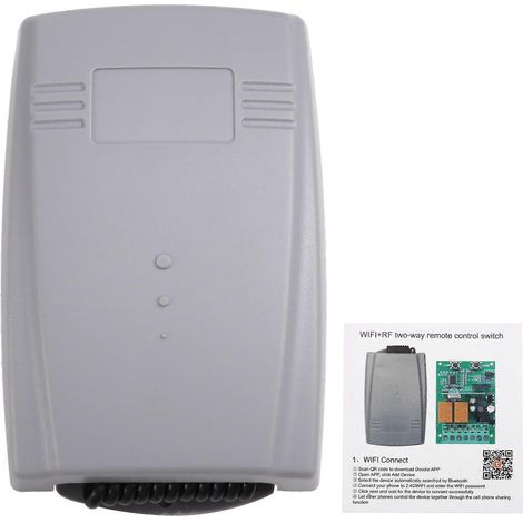 Interrupteur de commande universel multimarque à code tournant fixe Tuya pour ouvre-porte de garage Wi-Fi 2 canaux 433 MHz (1/5)