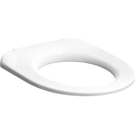 Geberit Selnova Comfort - Abattant WC pour personne à mobilité réduite sans couvercle, blanc 500.340.01.1 (1/4)