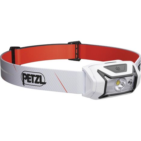 PETZL - LAMPE FRONTALE TIKKA CORE - TROIS NIVEAUX D'ÉCLAIRAGE BLANC, BLANCHE, 350 LUMENS E067AB03
