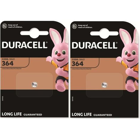 Piles Duracell à bouton 364 (lot de 2) 2