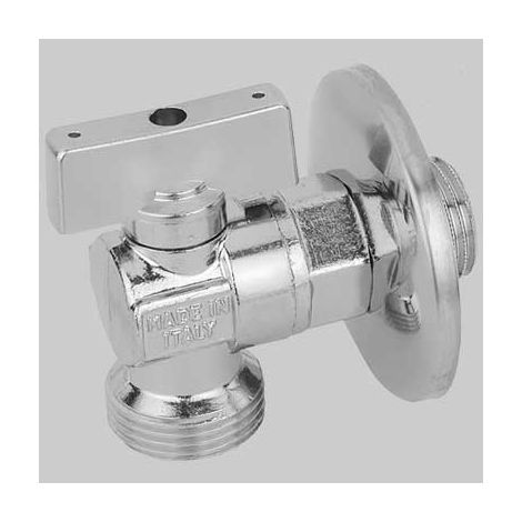 RUBINETTO LAVATRICE A SFERA 883 1/2x3/4 con rosone BUGATTI