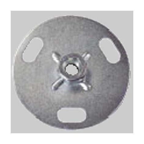 FLANGIA PER COLLARI A SBALZO SU PARETI - M10 - 10 pezzi - MADE IN ITALY