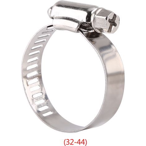 Verstellbare Schlauch- und Kraftstoffschlauchklemmen aus Edelstahl (32 mm–44 mm) (1/2)