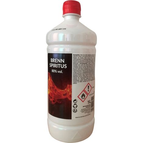 Brennspiritus 1L Reinigungsmittel Frostschutzmittel Verdünner Camping Kamin (1/3)