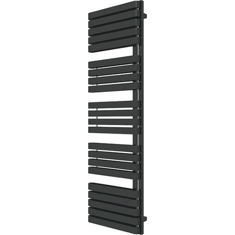 Scaldasalviette elettrico nero 1695mm di altezza e 600mm di larghezza - 1200 Watt - WAR1695/600SSOAE8N