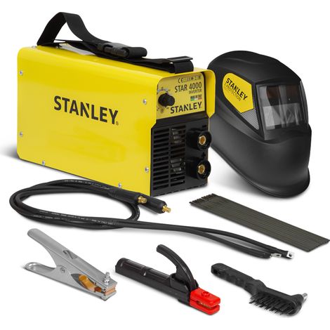 Poste à souder MMA Inverter 160A + Masque auto-assombrissant 11DIN - Stanley (1/5)