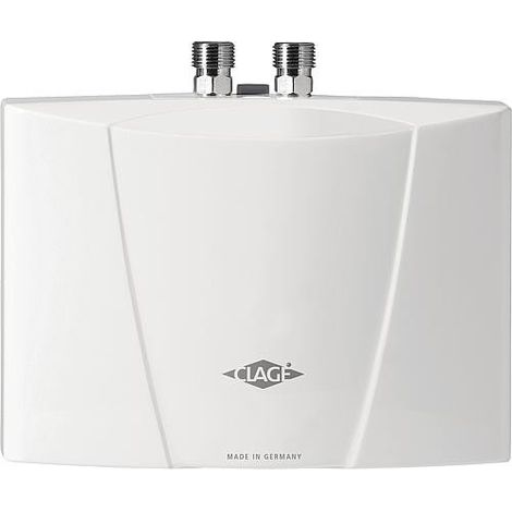CLAGE M 7, chauffe-eau instantané électrique petit modèle, hydraulique, 6.5 kW / 400 V, modèle non résistant à la pression, 1500-17007