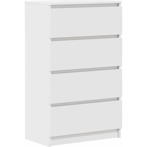 Maison Exclusive - Aparador de madera contrachapada blanco 60x35x